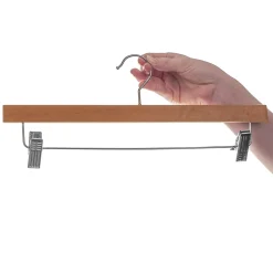 KADAX Cintre en bois avec pinces à vêtements 1 pièce