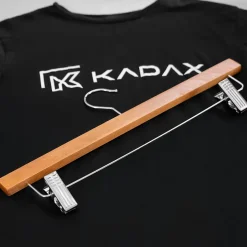 KADAX Cintre en bois avec pinces à vêtements 1 pièce