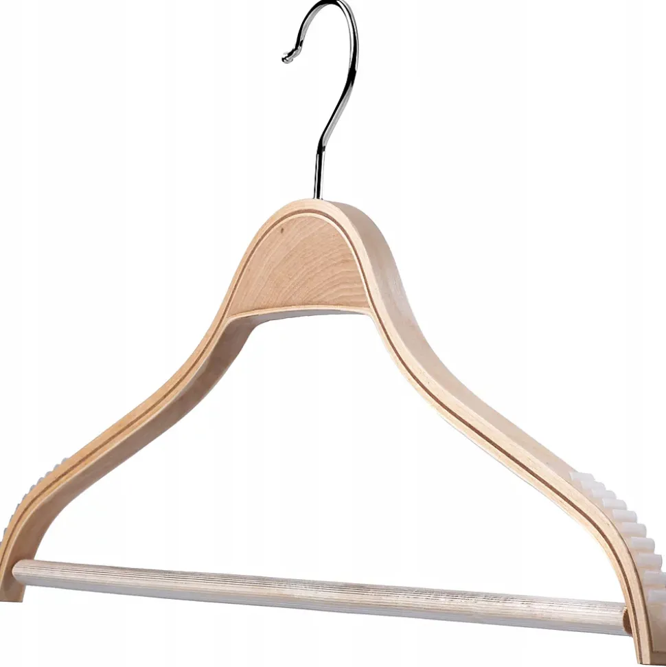 KADAX Cintre en bois laminé pour vêtements et pantalons