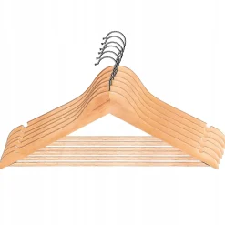 KADAX Cintres en Bois Ensemble de Cintres 6 pcs