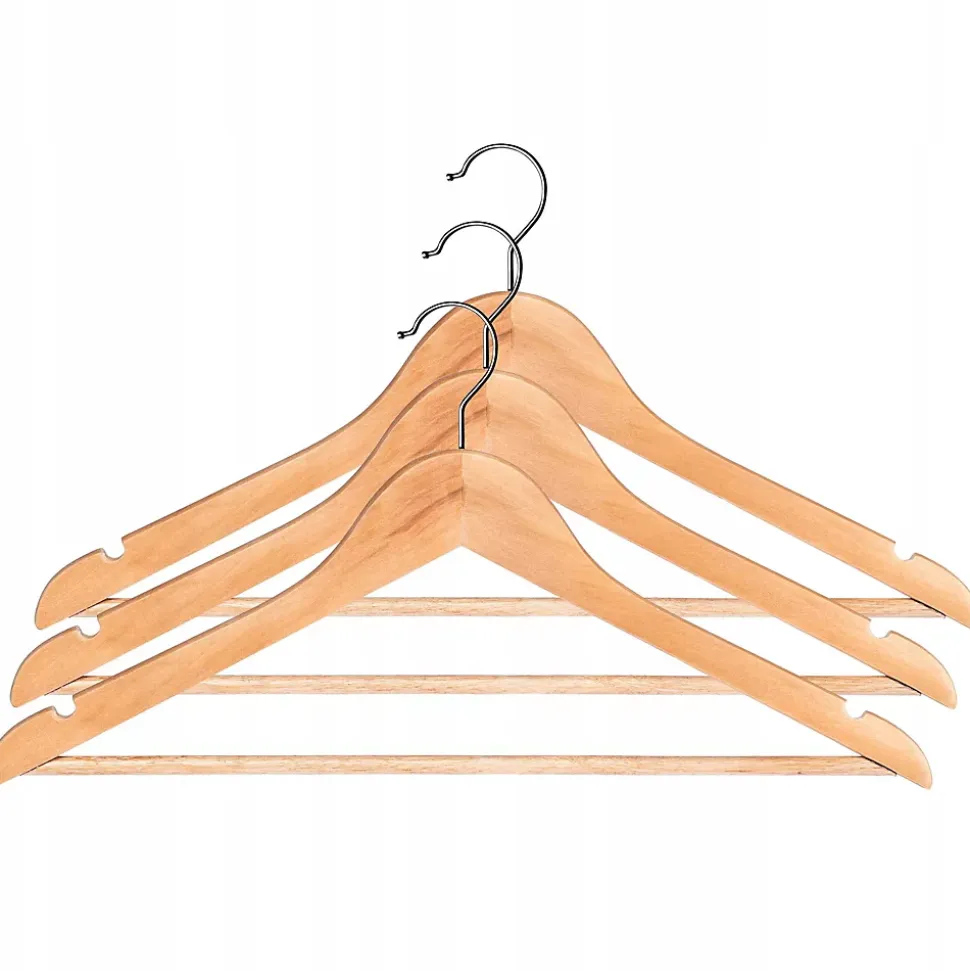 KADAX Cintres en Bois Ensemble de Cintres 3 pcs