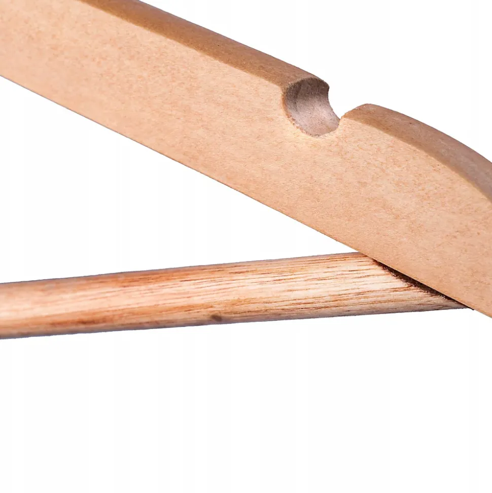KADAX Cintres en bois Ensemble de cintres 12 pcs