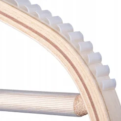 KADAX Cintres en bois laminé paquet de 6