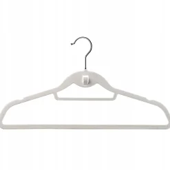 KADAX Cintres floqués 5 pièces Gris clair