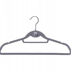 KADAX Cintres floqués 5 pièces Gris foncé