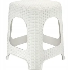 KADAX Tabouret Tabouret de Cuisine Chaise Blanc 120kg