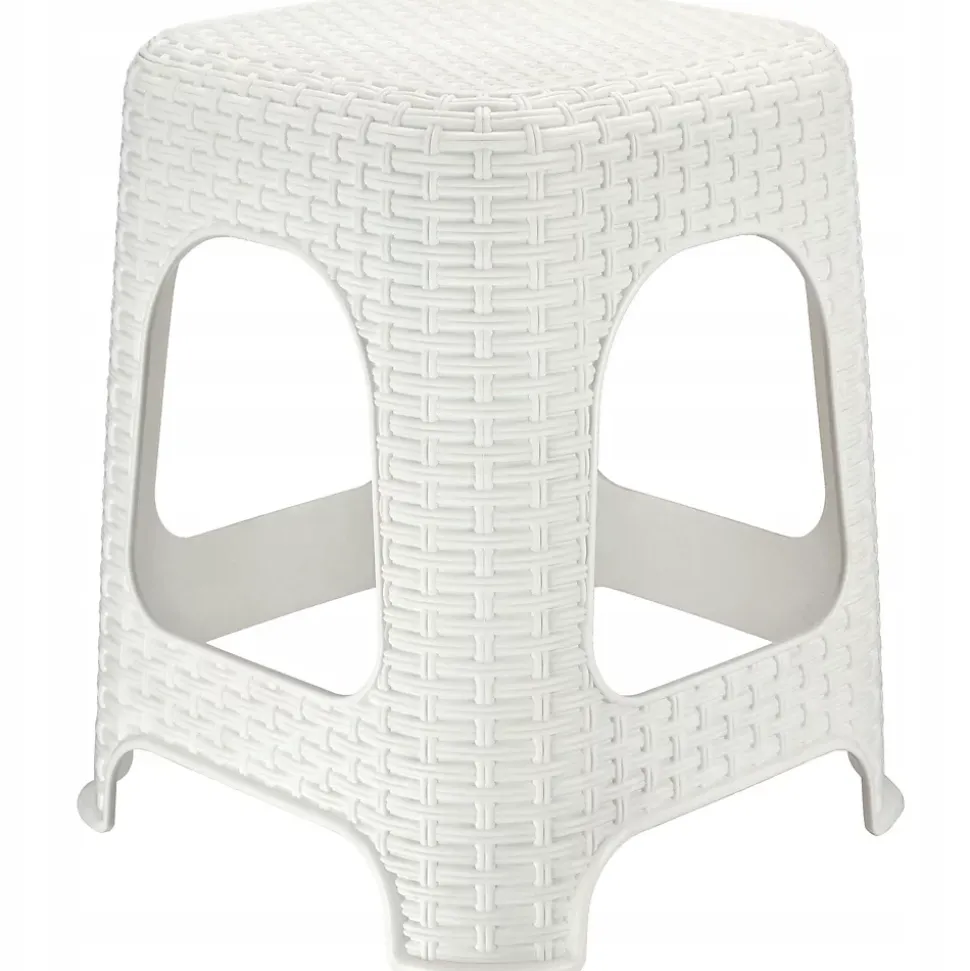 KADAX Tabouret Tabouret de Cuisine Chaise Blanc 120kg