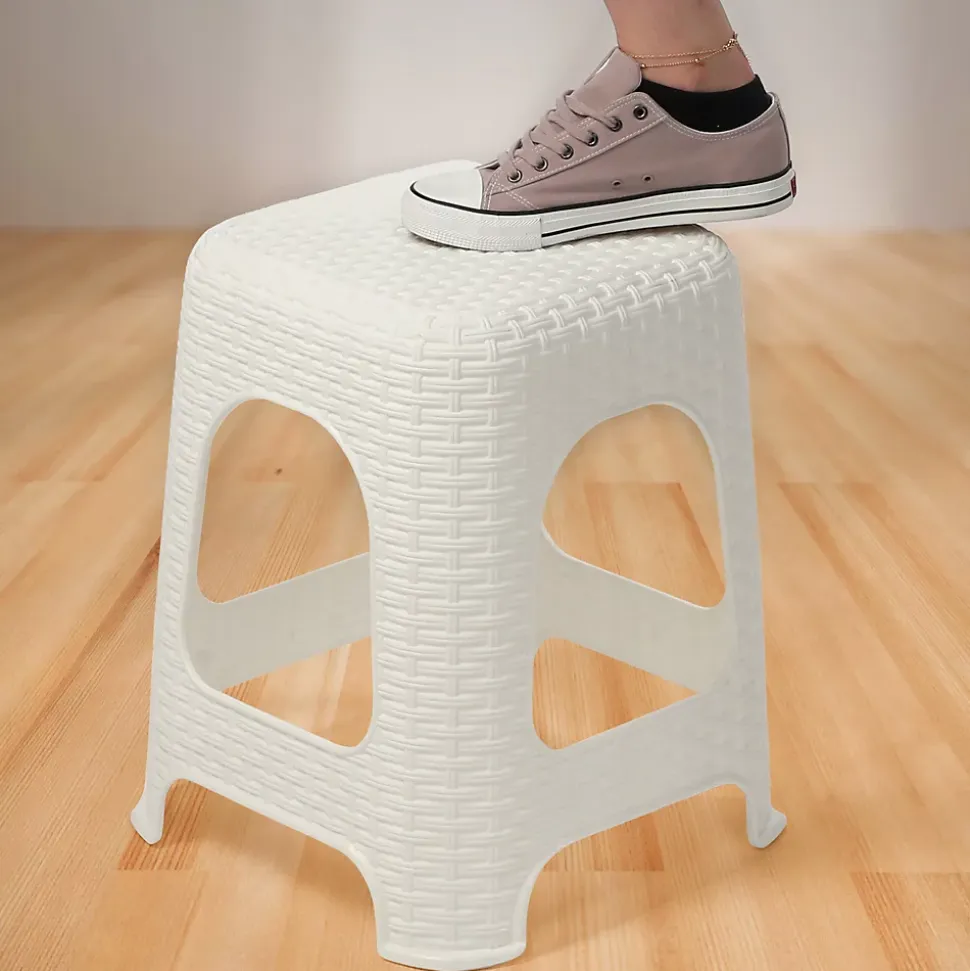 KADAX Tabouret Tabouret de Cuisine Chaise Blanc 120kg