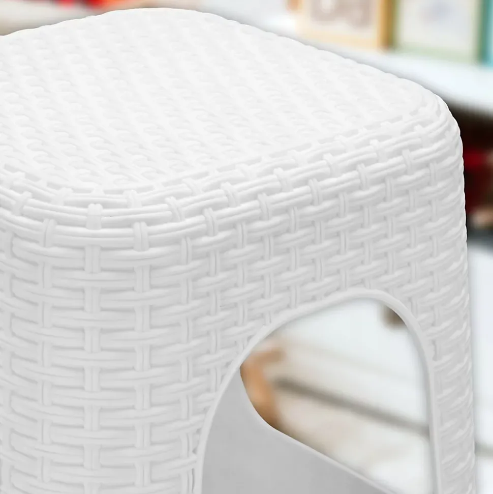 KADAX Tabouret Tabouret de Cuisine Chaise Blanc 120kg
