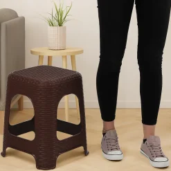 KADAX Tabouret Tabouret de Cuisine Chaise Marron 120kg