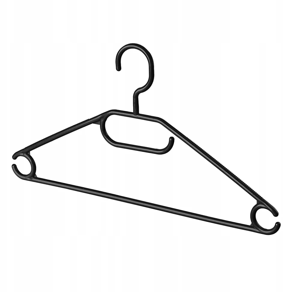 KADAX 5x cintres pivotants en plastique pour vêtements vêtements noir