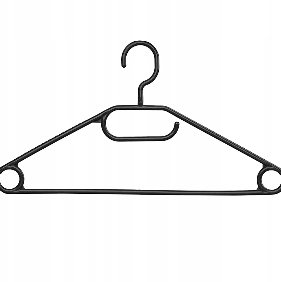 KADAX 5x cintres pivotants en plastique pour vêtements vêtements noir