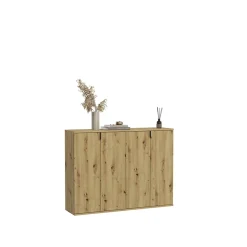 Kai - Combinaison de vestiaires (L/H/P : 122x99x34 cm) en imitation chêne Artisan