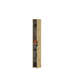 Kai - Combinaison de vestiaires (L/H/P : 152x193x34 cm) en imitation chêne Artisan