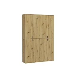Kai - Combinaison de vestiaires (L/H/P : 122x193x34 cm) en imitation chêne Artisan