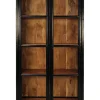 Kingston - Vitrine - acacia, fer et verre - 90 x 40 x 185 cm