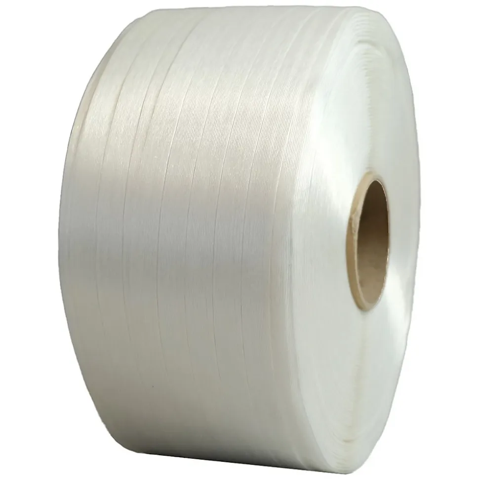 Kit 1 Feuillard de cerclage fil à fil 19 mm x 600 m + 250 boucles OFFERTES + 1 tendeur - Résistance 550kg - TECPLAST KFF1