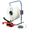 Kit 1 Feuillard de cerclage tressé 16 mm x 850 m + 1 tendeur OFFERT + 1 dévidoir + boucles - Résistance 450kg - TECPLAST KFT2