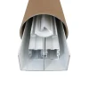 Kit de quincaillerie ClassicDoor pour placard coulissant avec freins et balais - Laqué blanc H2.5mXL3m (2VTX)