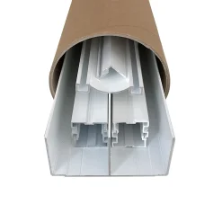 Kit de quincaillerie ClassicDoor pour placard coulissant avec freins et balais - Laqué blanc H2.5mXL3m (2VTX)