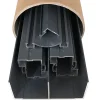 Kit de quincaillerie Styldoor en alu pour placard coulissant H2.5m x L3m, 2 vantaux, finition Gris ardoise