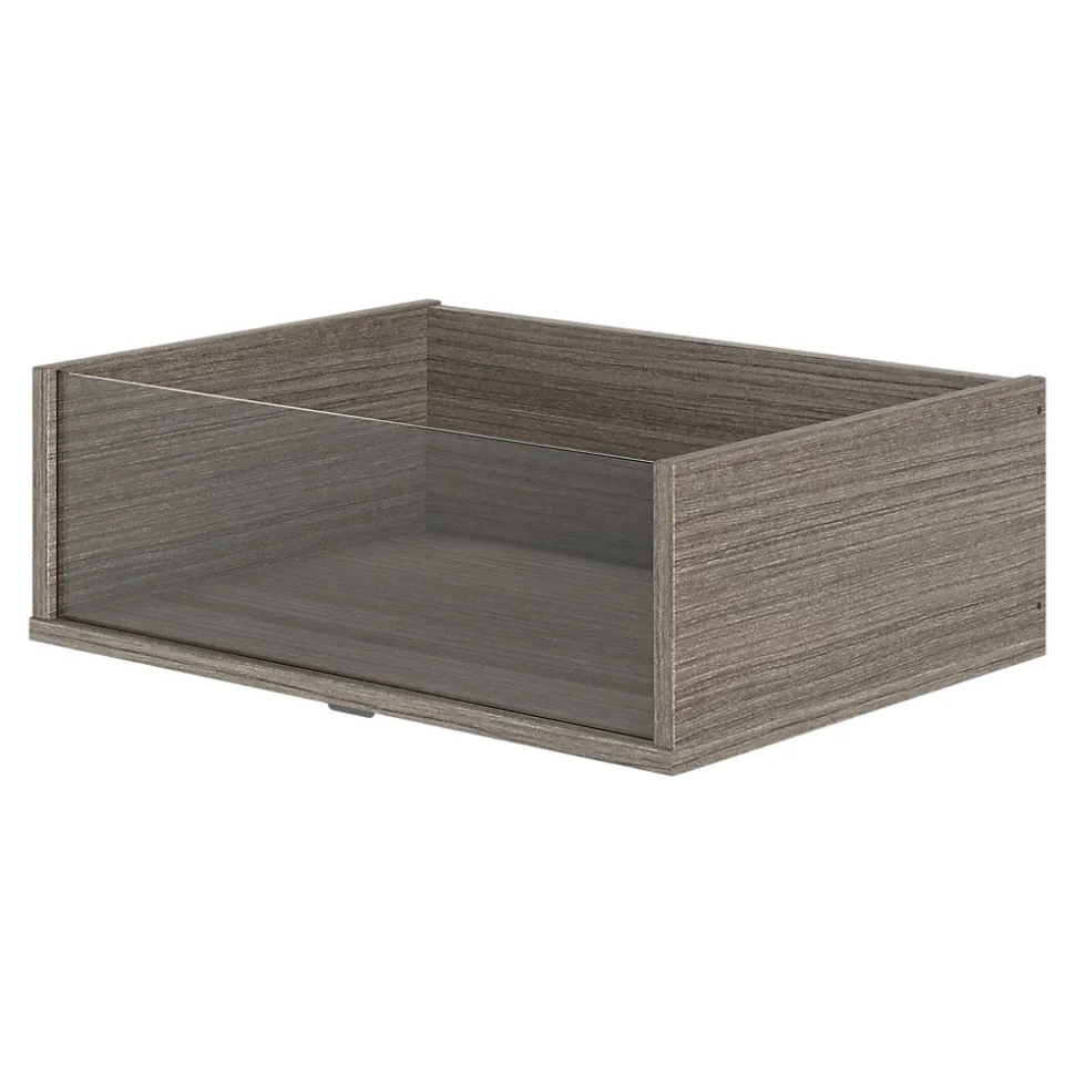 Kit dressing 2 colonnes Qazar décor chêne grisé H.200 cm x L.220 cm x P.48 cm