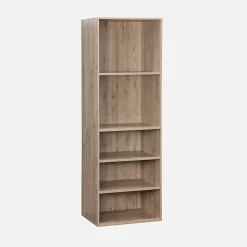 Kit dressing modulable avec 4 éléments. naturel. panneaux stratifiés