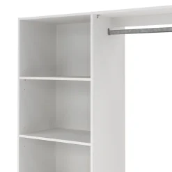 Kit dressing ouvert blanc Karisma 1 colonne L. 181,5 x H. 200,4 x P. 39,95 cm