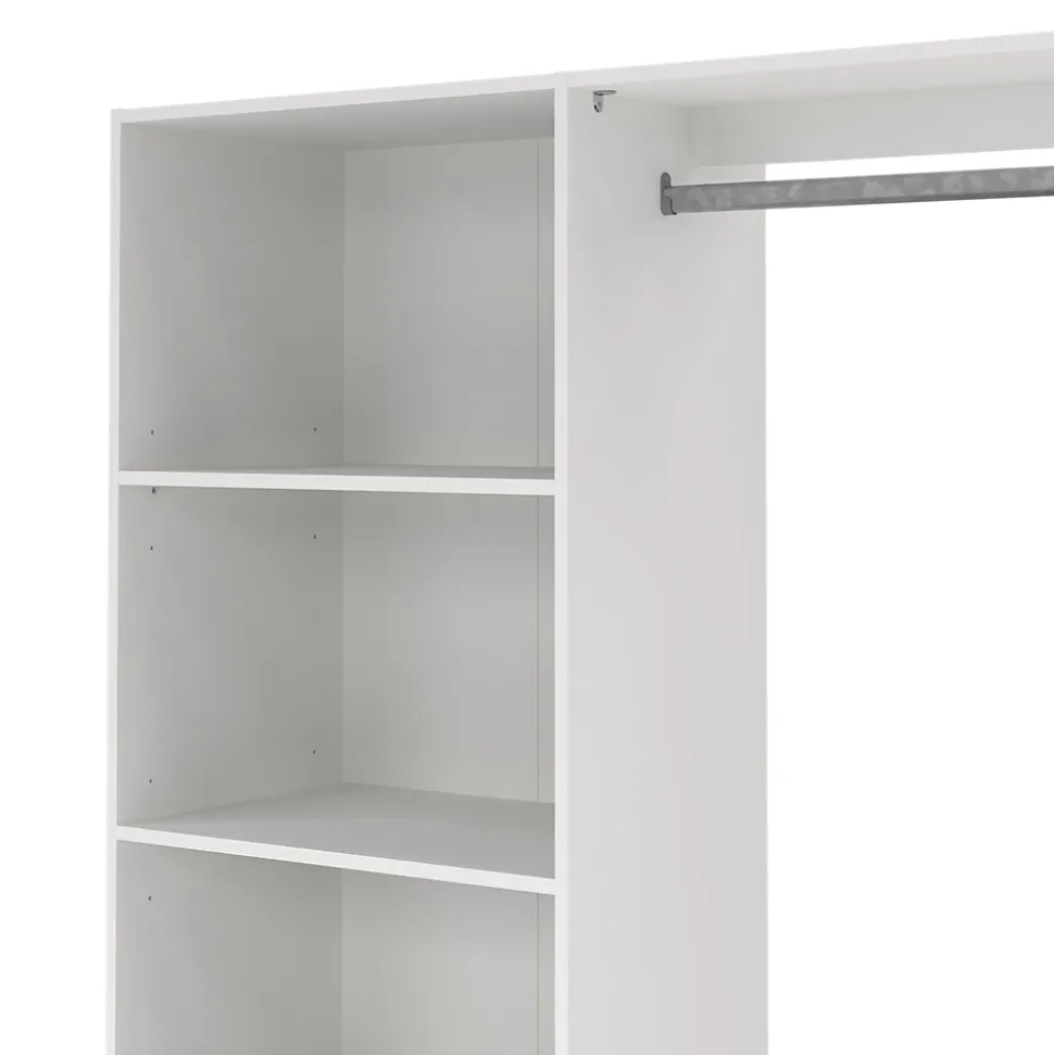 Kit dressing ouvert blanc Karisma 1 colonne L. 181,5 x H. 200,4 x P. 39,95 cm