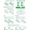 Kit jonction avec supports de fixation, pour assembler ensemble, les portes vélos compatibles.
