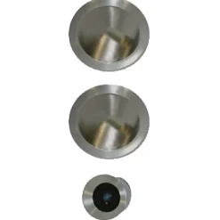 Kit pour porte coulissante inox bec de cane - NI013