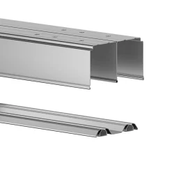 Kit rails de portes coulissantes GoodHome Arius gris 360 cm