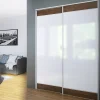 Kit SLID'UP 230 aluminium anodisé bronze pour 3 portes de placard coulissantes 19 mm - rail 2,7 m - 70 kg