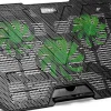 LC3 Refroidisseur pour ordinateur portable 3x ventilateurs Tapis anti surchauffe 2x ports USB Hauteur ajustable Duronic
