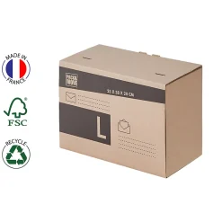 Lot 36 colis pour expédition - Taille L - 25 x 38 x 20 cm - Carton renforcé - 20 KG max
