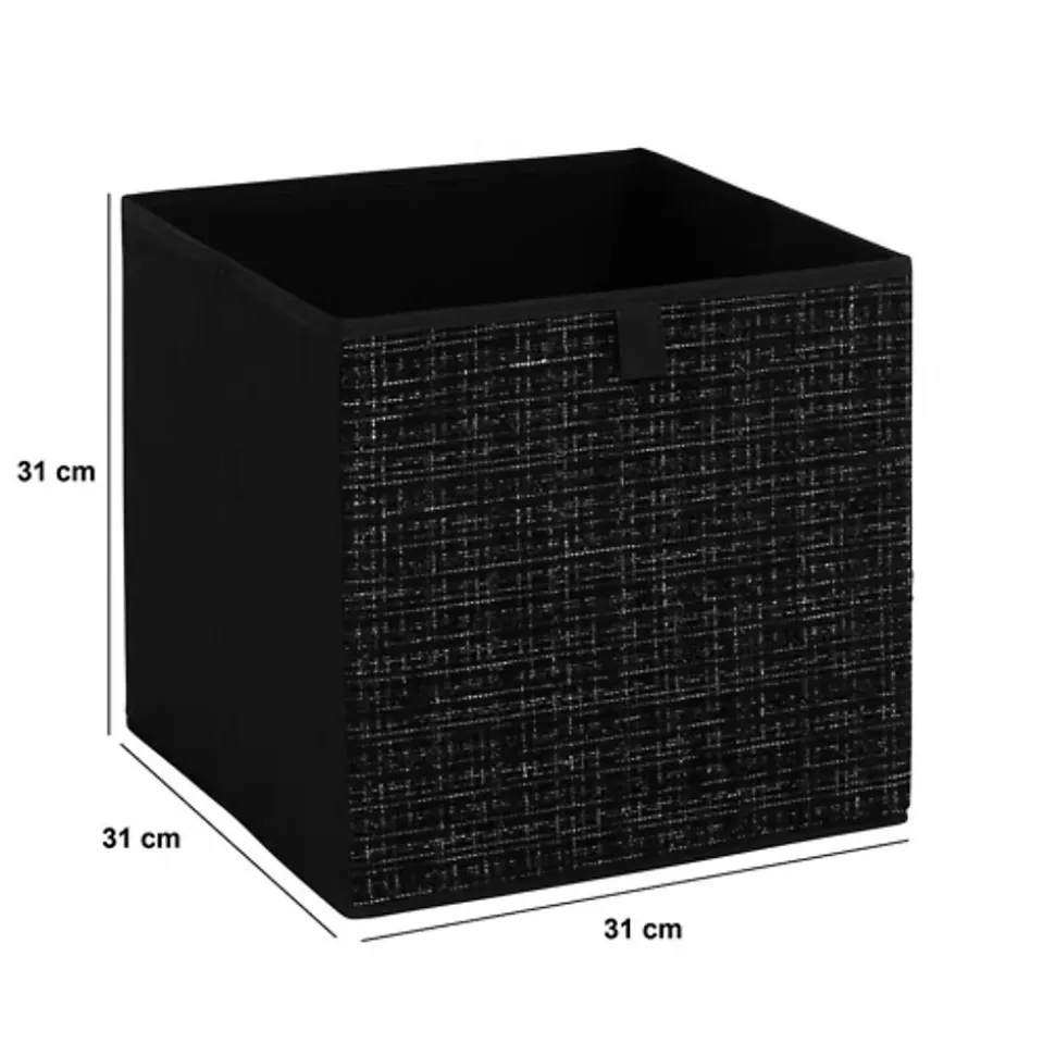 Lot de 6 boites de rangement TWEED
