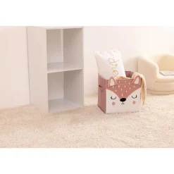 Lot de 2 boites de rangement Biche en velours