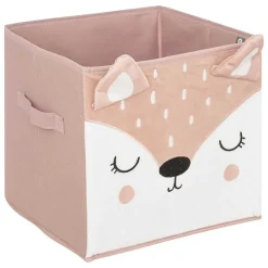 Lot de 2 boites de rangement Biche en velours