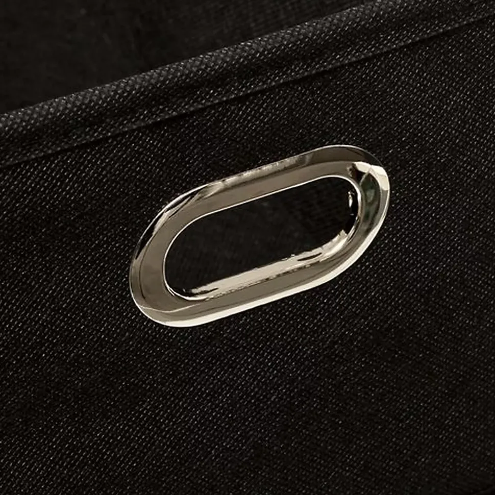 Lot de 12 Boites de rangement en tissu avec poignée