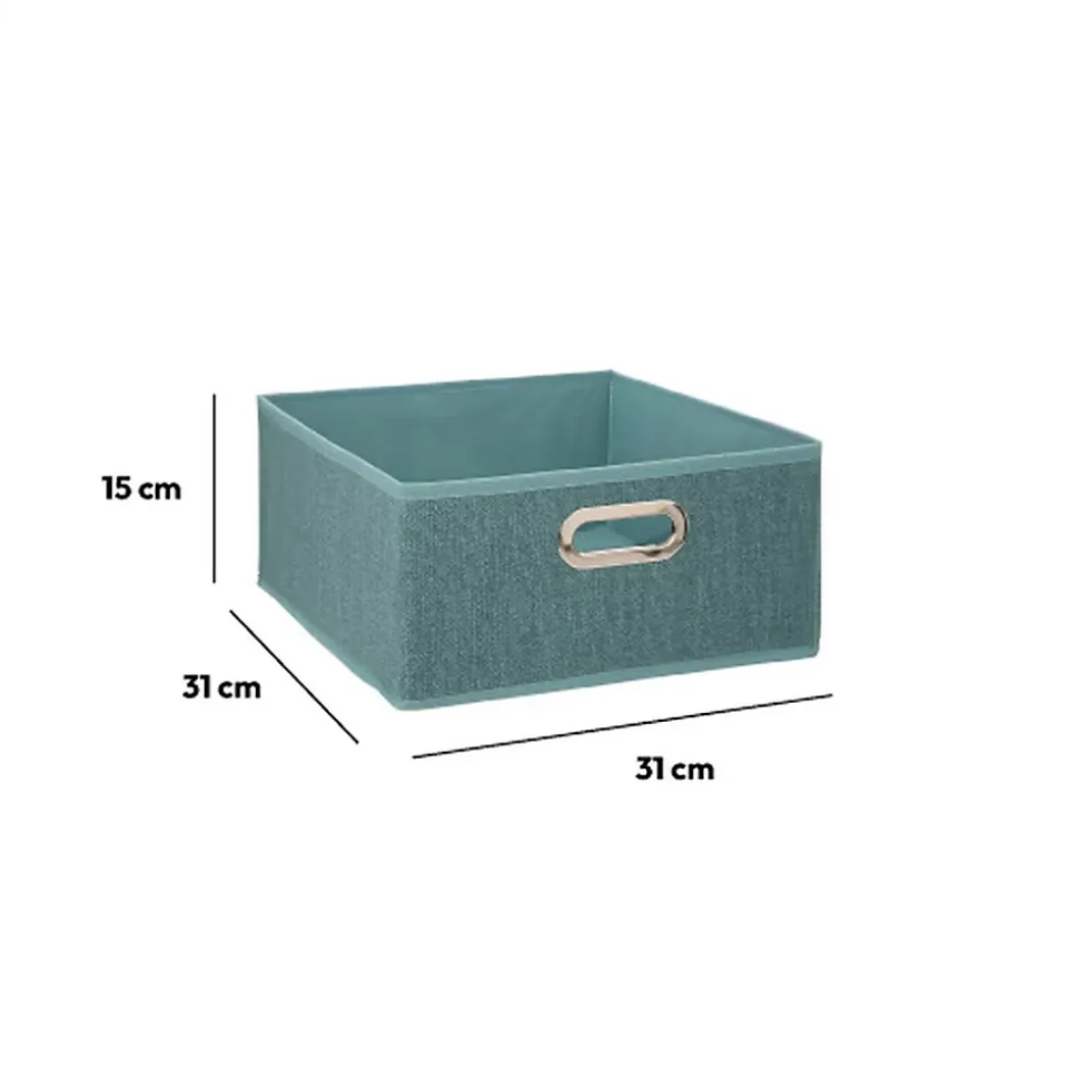 Lot de 6 boîtes de rangement en tissu MIX 'N MODUL