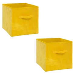 Lot de 2 boîtes de rangement design