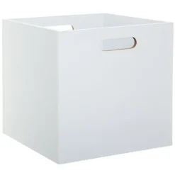 Lot de 6 Boîtes de rangement effet bois en MDF Mix n' modul