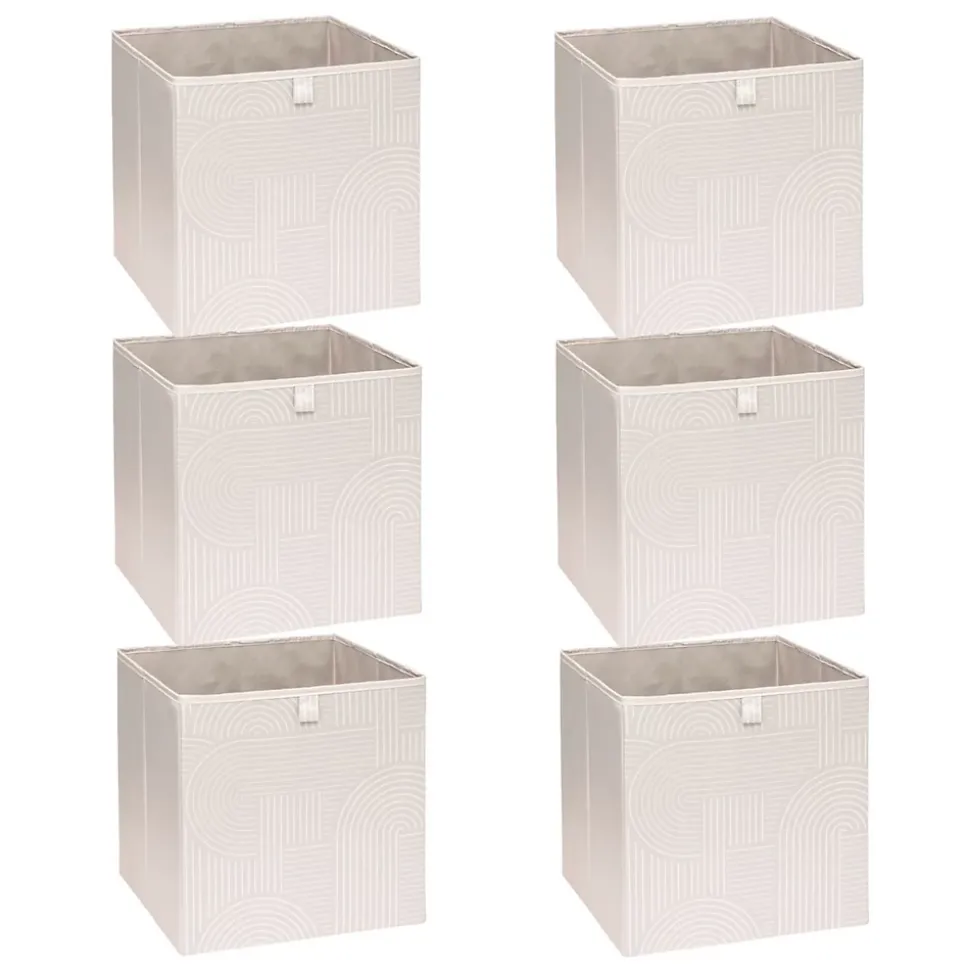 Lot de 6 boîtes de rangement ARCHE