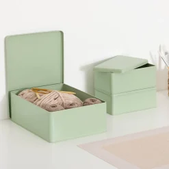 Lot de 3 boîtes Deskolor vert clair - Vert clair- 5five