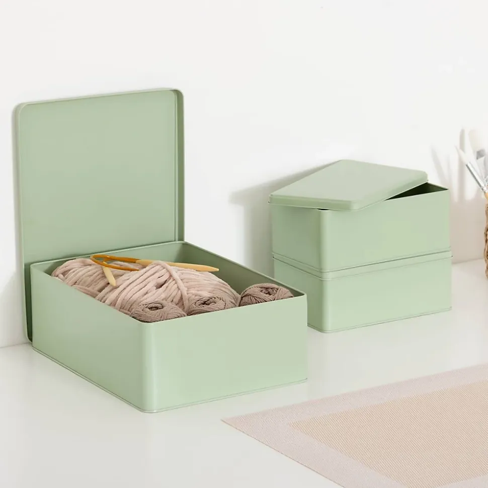 Lot de 3 boîtes Deskolor vert clair - Vert clair- 5five