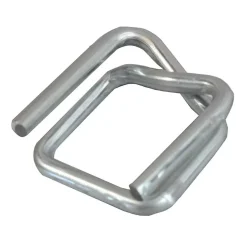 Lot de 500 Boucles pour Feuillard de cerclage 13 mm - Qualité PRO TECPLAST BC - Boucles autobloquantes en acier galvanisé