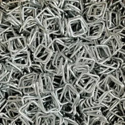 Lot de 500 Boucles pour Feuillard de cerclage 13 mm - Qualité PRO TECPLAST BC - Boucles autobloquantes en acier galvanisé