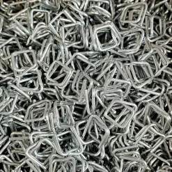 Lot de 500 Boucles pour Feuillard de cerclage 19 mm - Qualité PRO TECPLAST BC - Boucles autobloquantes en acier galvanisé