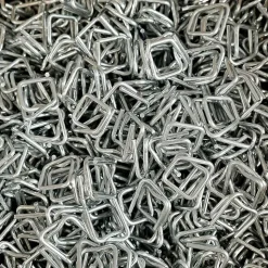 Lot de 250 Boucles pour Feuillard de cerclage 13 mm - Qualité PRO TECPLAST BC - Boucles autobloquantes en acier galvanisé