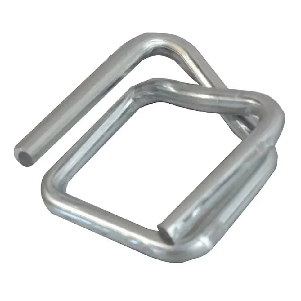 Lot de 250 Boucles pour Feuillard de cerclage 13 mm - Qualité PRO TECPLAST BC - Boucles autobloquantes en acier galvanisé